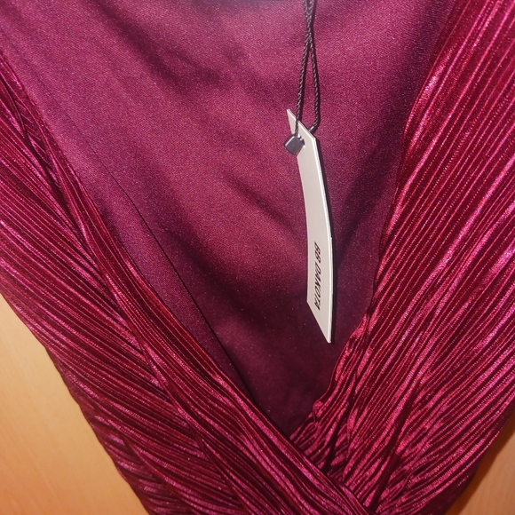 Burgundy dress nwt - Picture 2 of 4